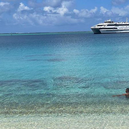Manava Huahine Beach House Apartment Fare Bagian luar foto