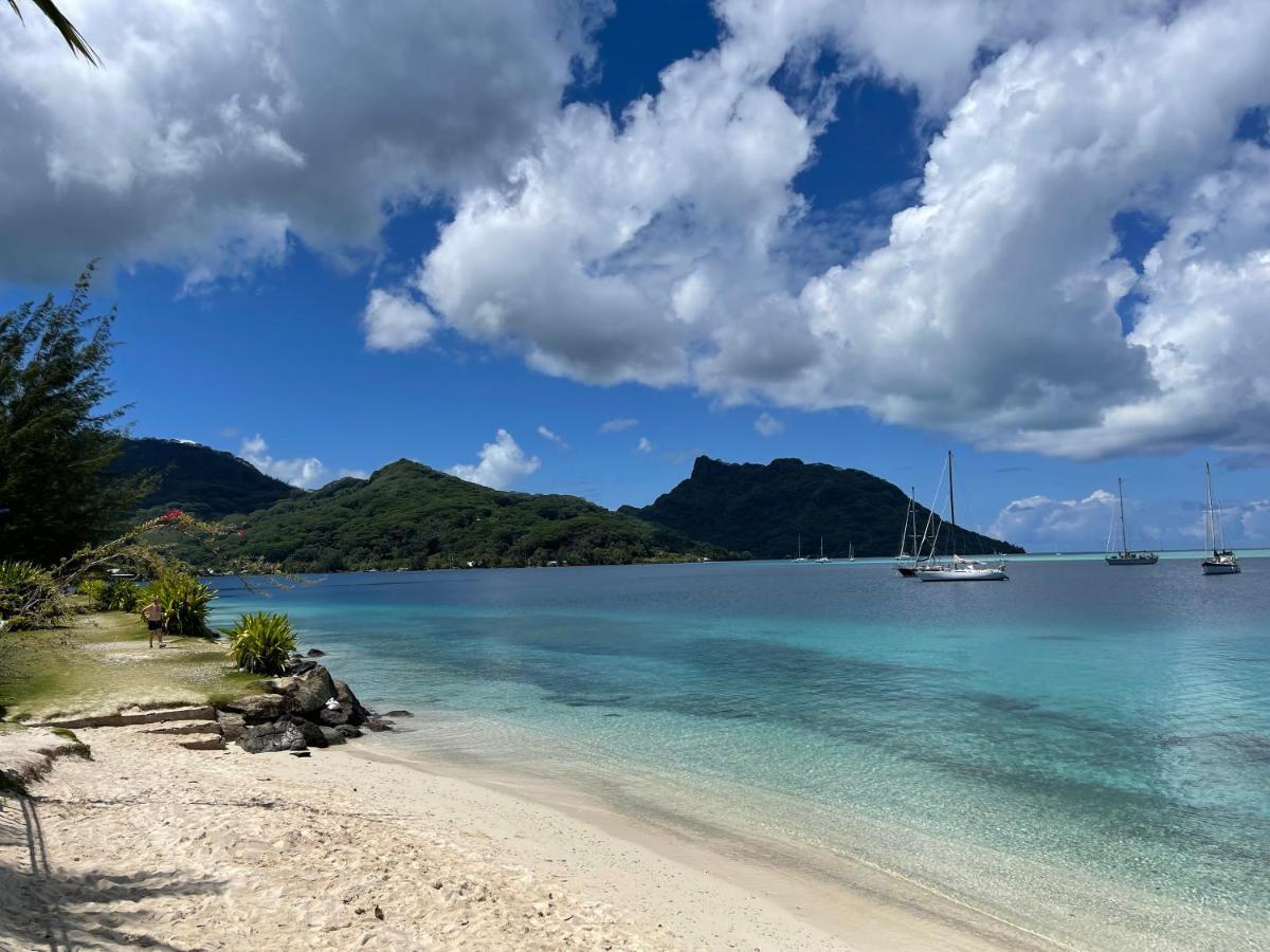 Manava Huahine Beach House Apartment Fare Bagian luar foto