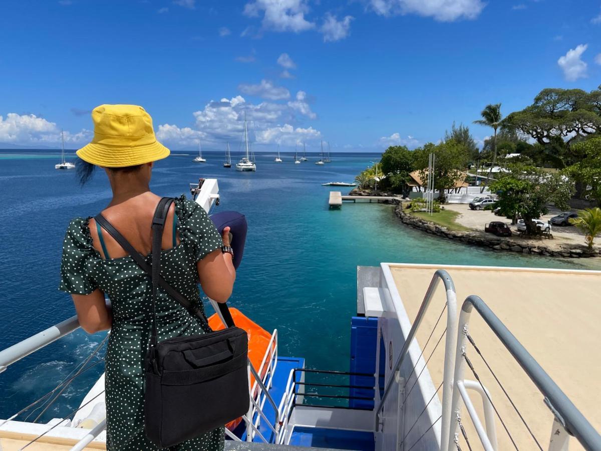 Manava Huahine Beach House Apartment Fare Bagian luar foto