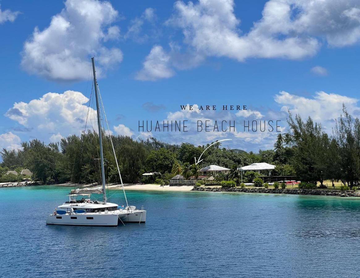 Manava Huahine Beach House Apartment Fare Bagian luar foto