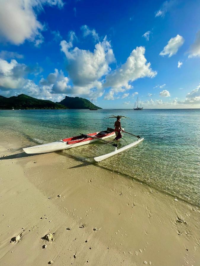 Manava Huahine Beach House Apartment Fare Bagian luar foto