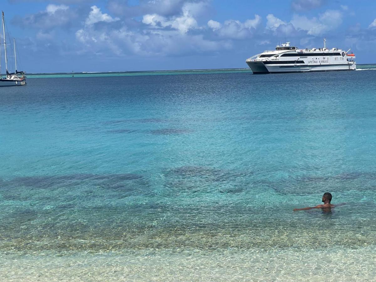 Manava Huahine Beach House Apartment Fare Bagian luar foto