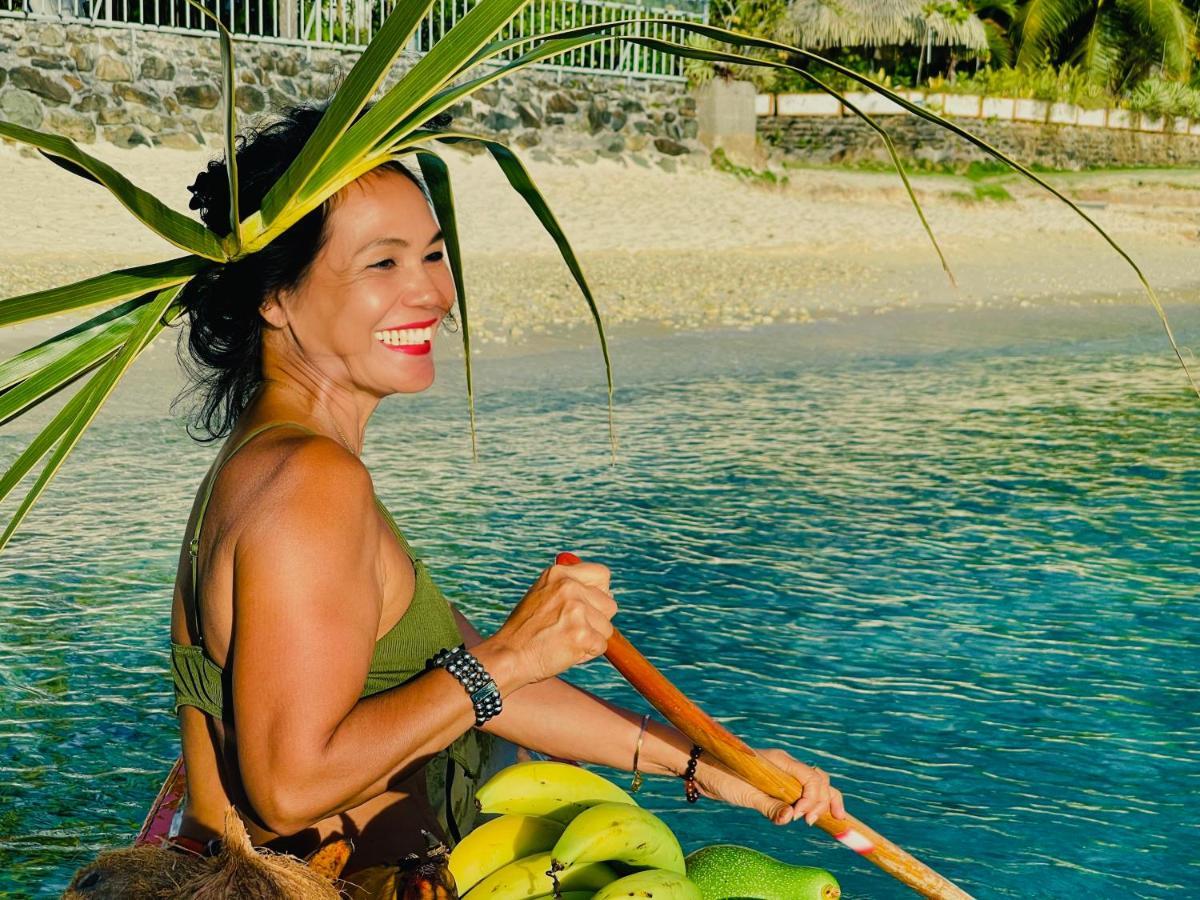 Manava Huahine Beach House Apartment Fare Bagian luar foto